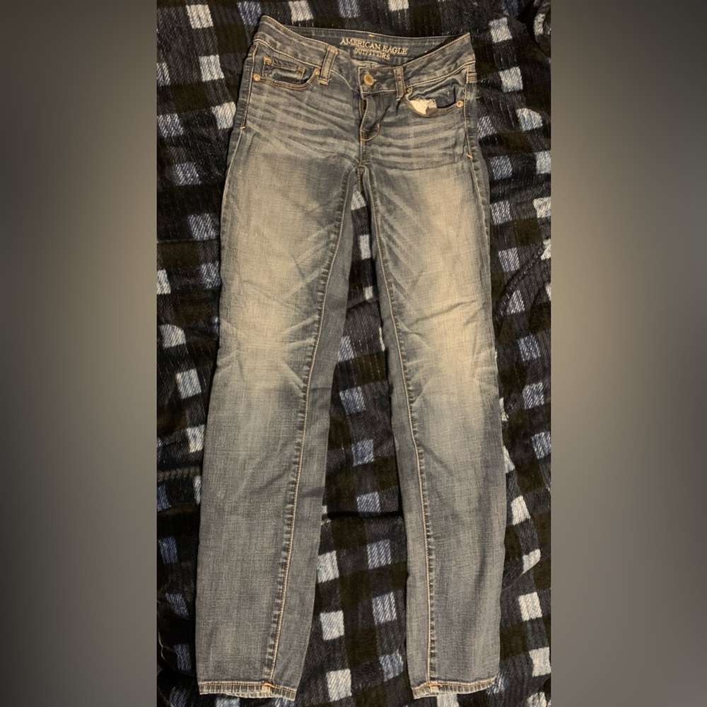 American eagle skinny jeans size 0